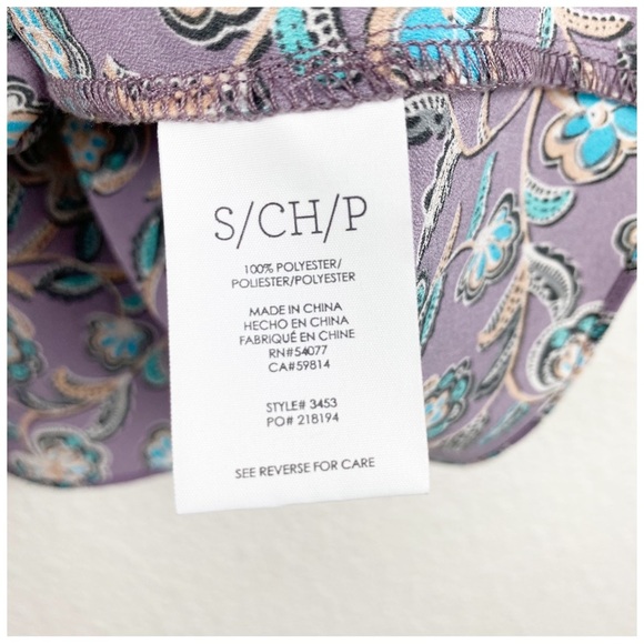 Cabi Scrollwork Floral Tank Size Small - Picture 11 of 12